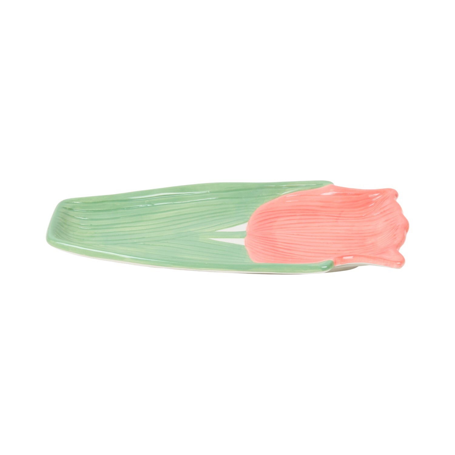 Tulip or Carrot Shape Large Plate Image 9