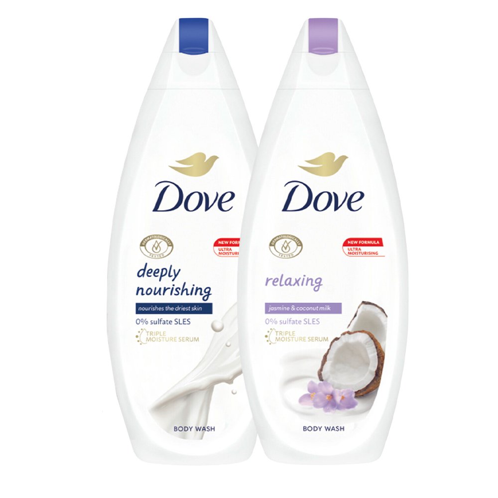 Dove Blissfully Relaxing Body Wash Collection Gift Set Image 3