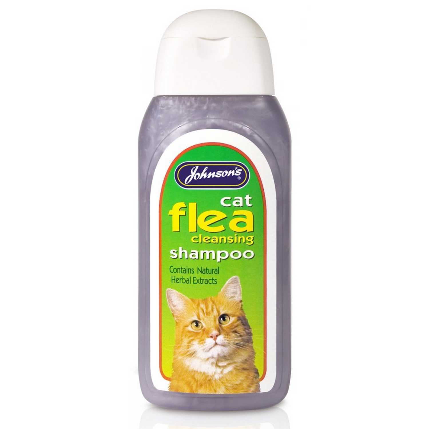 Johnson's Cat Flea Cleansing Shampoo 200ml Image