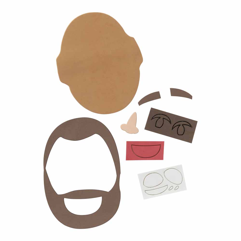 Wilko Foam Face Shape with Accessories Image 5