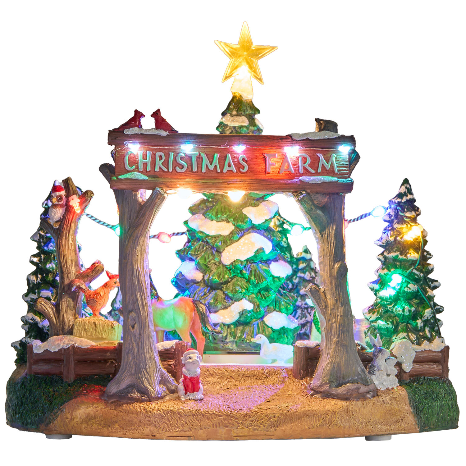 Christmas LED Farm Village Model Image 5