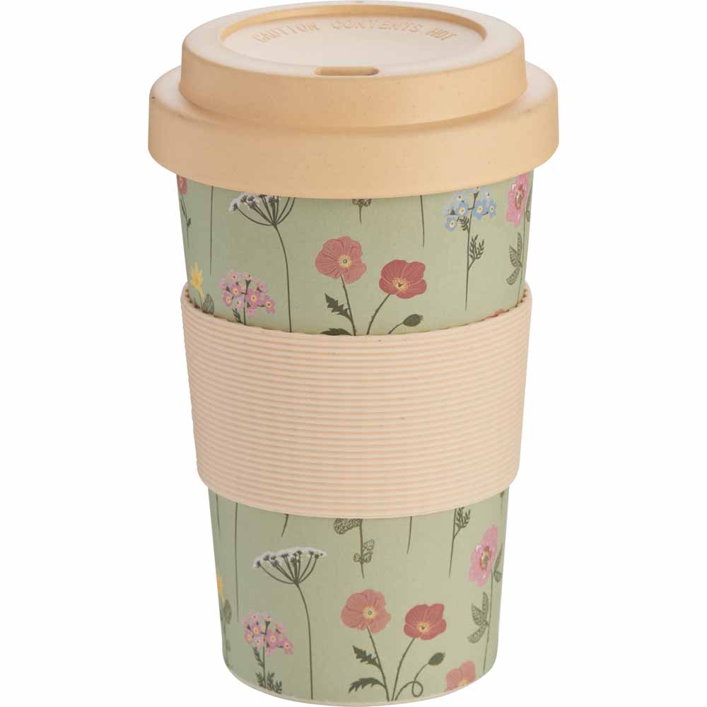 Wilko Floral Travel Mug Wilko