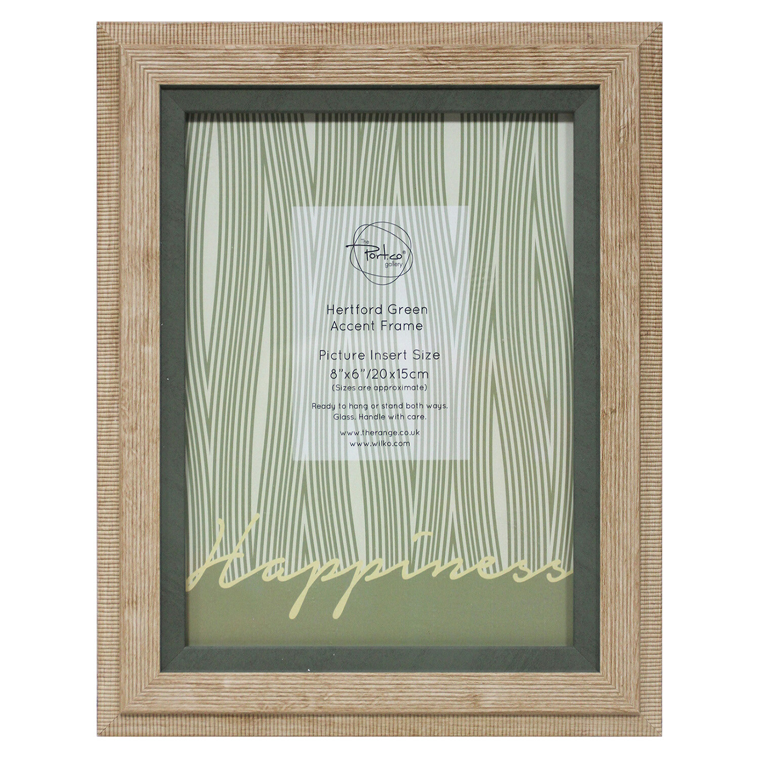 Hertford Green Accent Frame - Natural / 8x6in Image 1