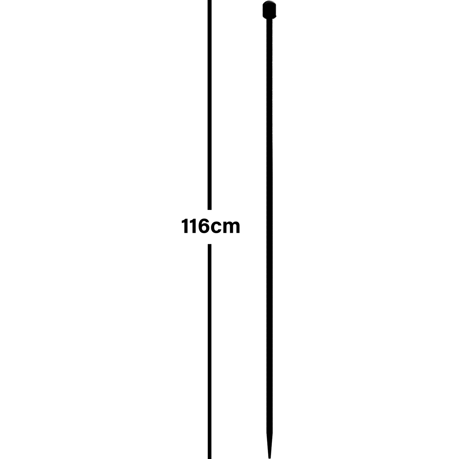 Easy Fit Fence Post Black Image 3