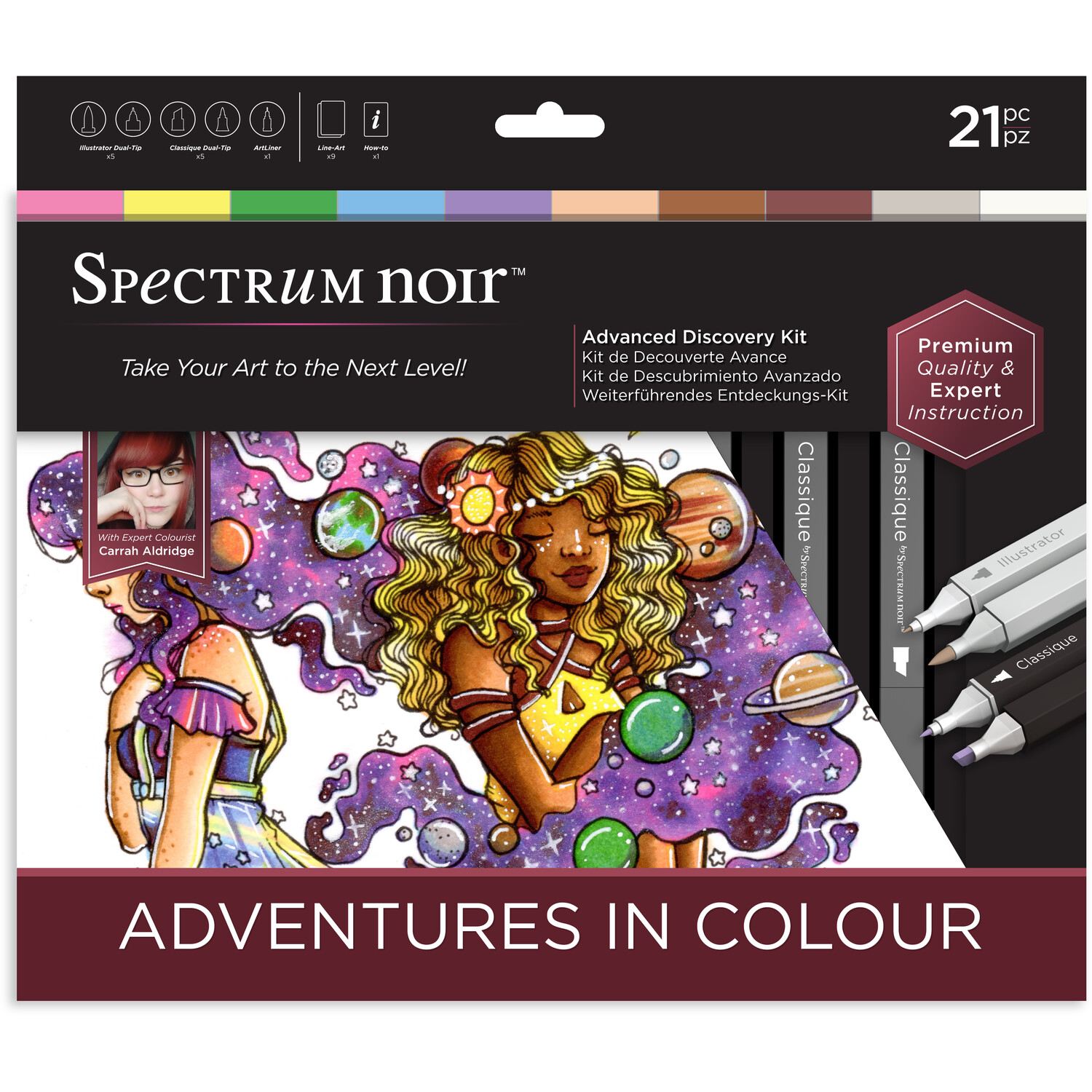 Spectrum Noir Adventures in Colour Maker Pen 21 Pack Image 1