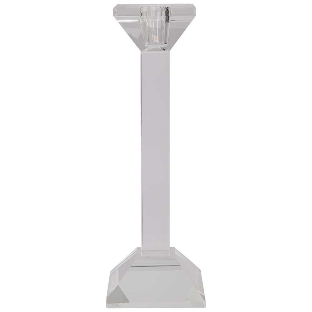 Wilko Medium Crystal Look Candle Holder Wilko