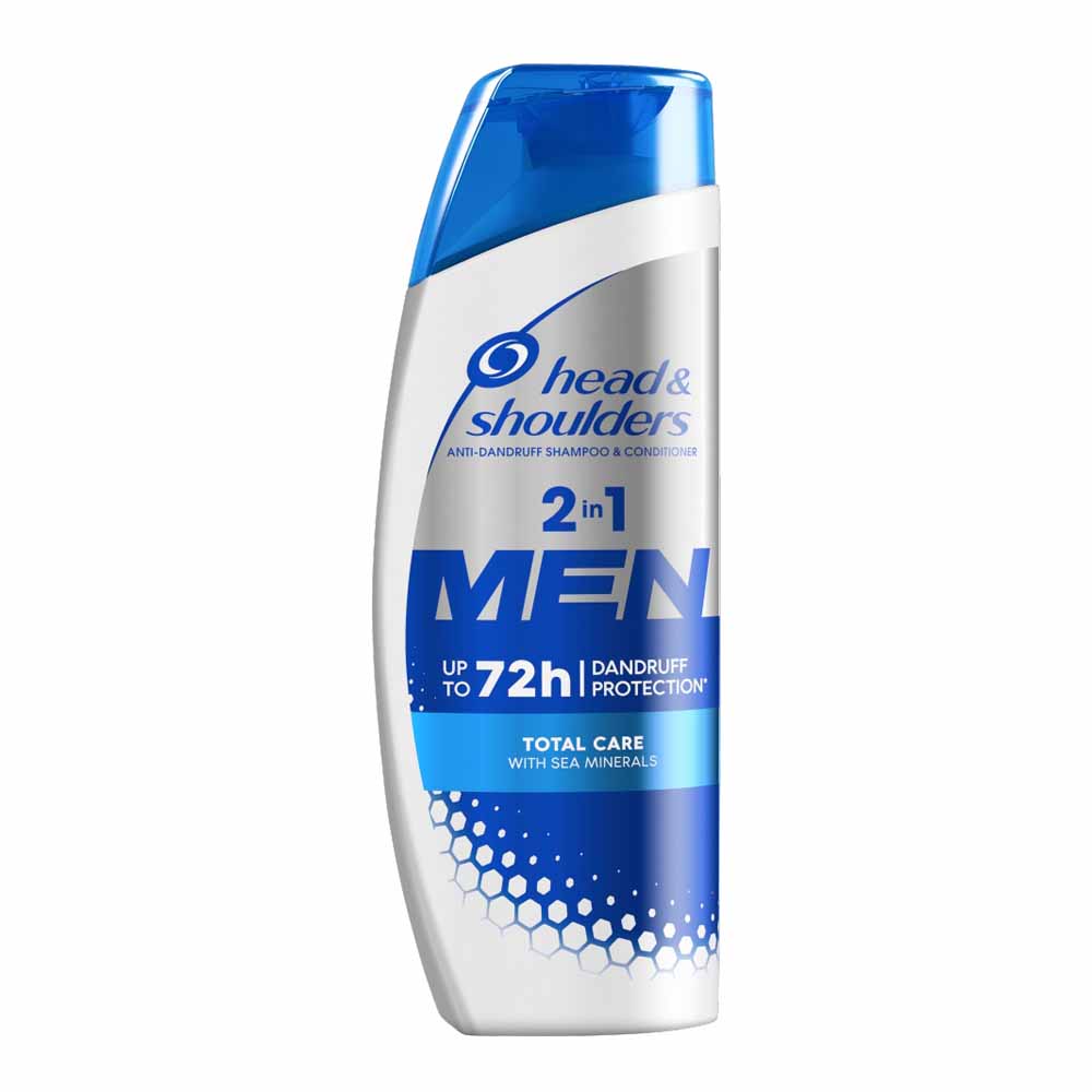 Head and Shoulders Mens 2 in 1 Total Care Shampoo 225ml Image 2