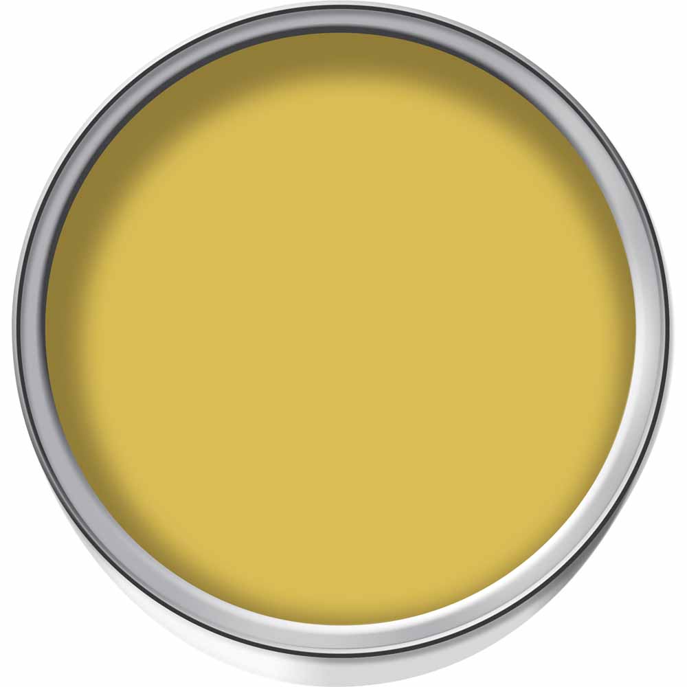 Wilko Lemon Pop Emulsion Paint Tester Pot 75ml Image 2