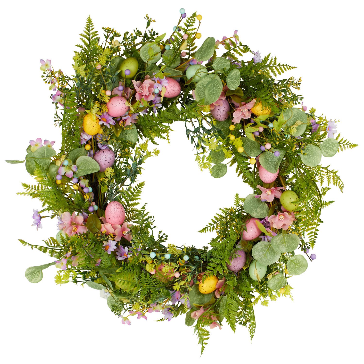 Easter Bloom Wreath 81cm - Multicolour Image 1