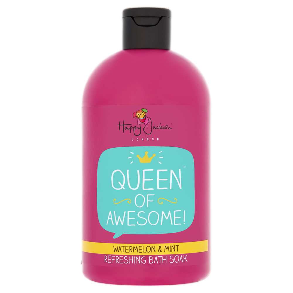 Happy Jackson Queen of Awesome Watermelon and Mint Bath Soak 500ml Image