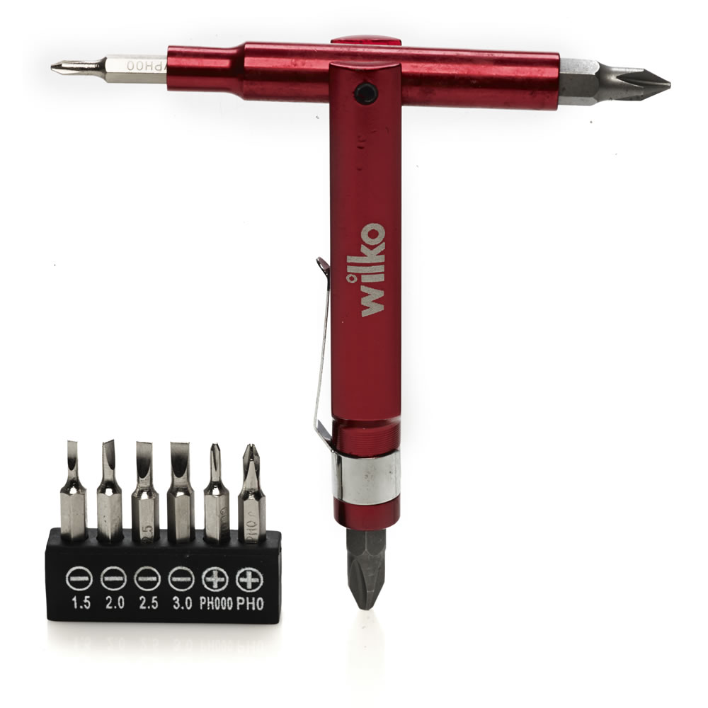 Wilko Multi Function Aluminium Screwdriver