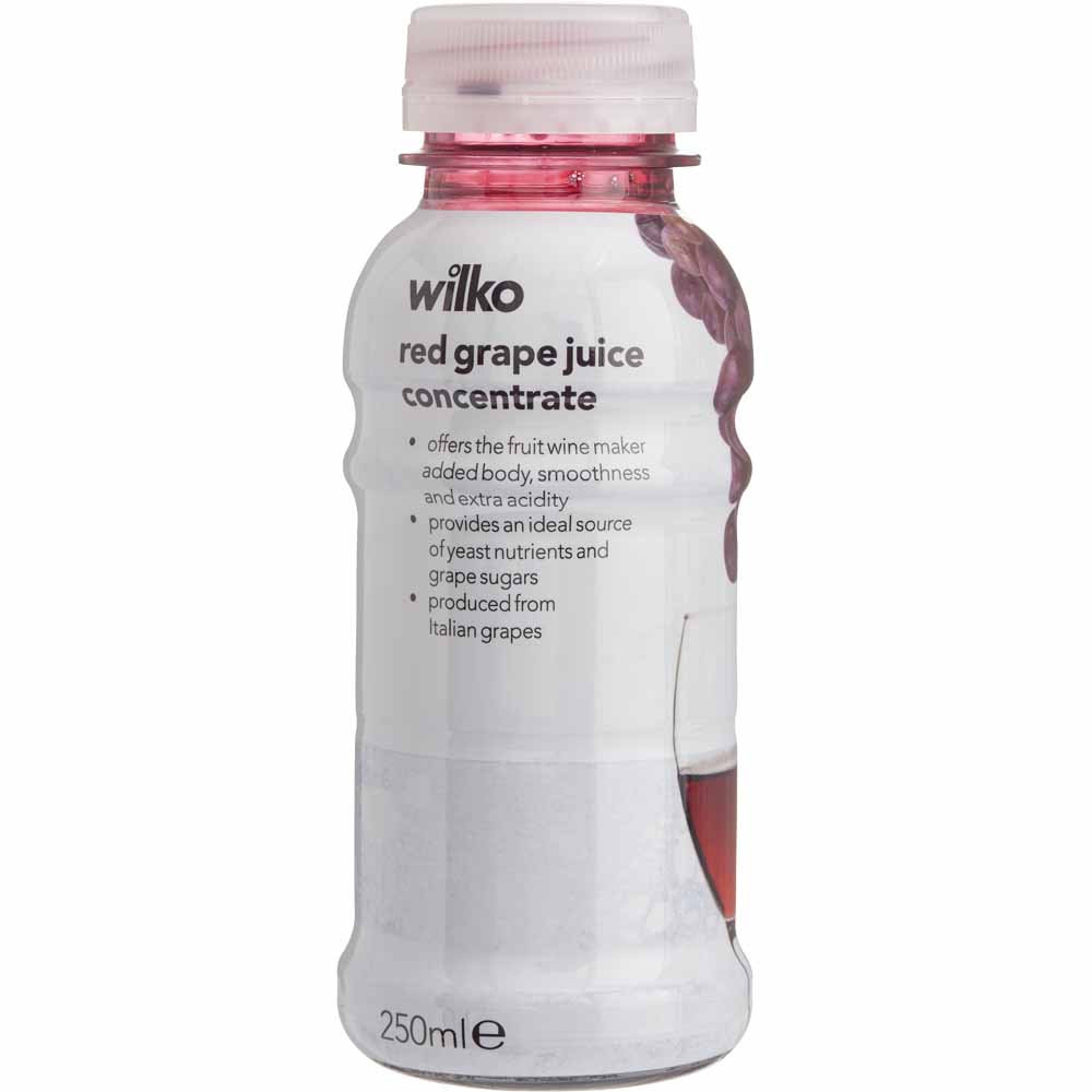Wilko Red Grape Juice Concentrate 250ml Image
