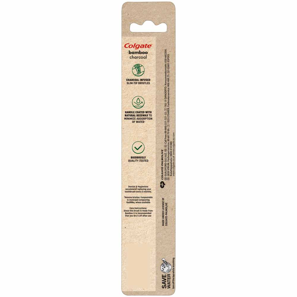 Colgate Bamboo Charcoal Soft Toothbrush Image 3