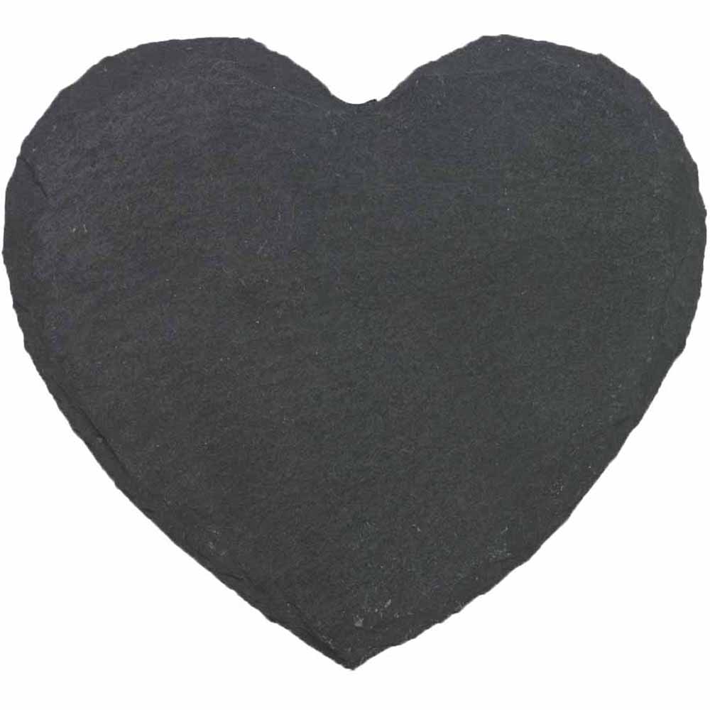 Wilko 4 pack Slate Heart Coasters Image