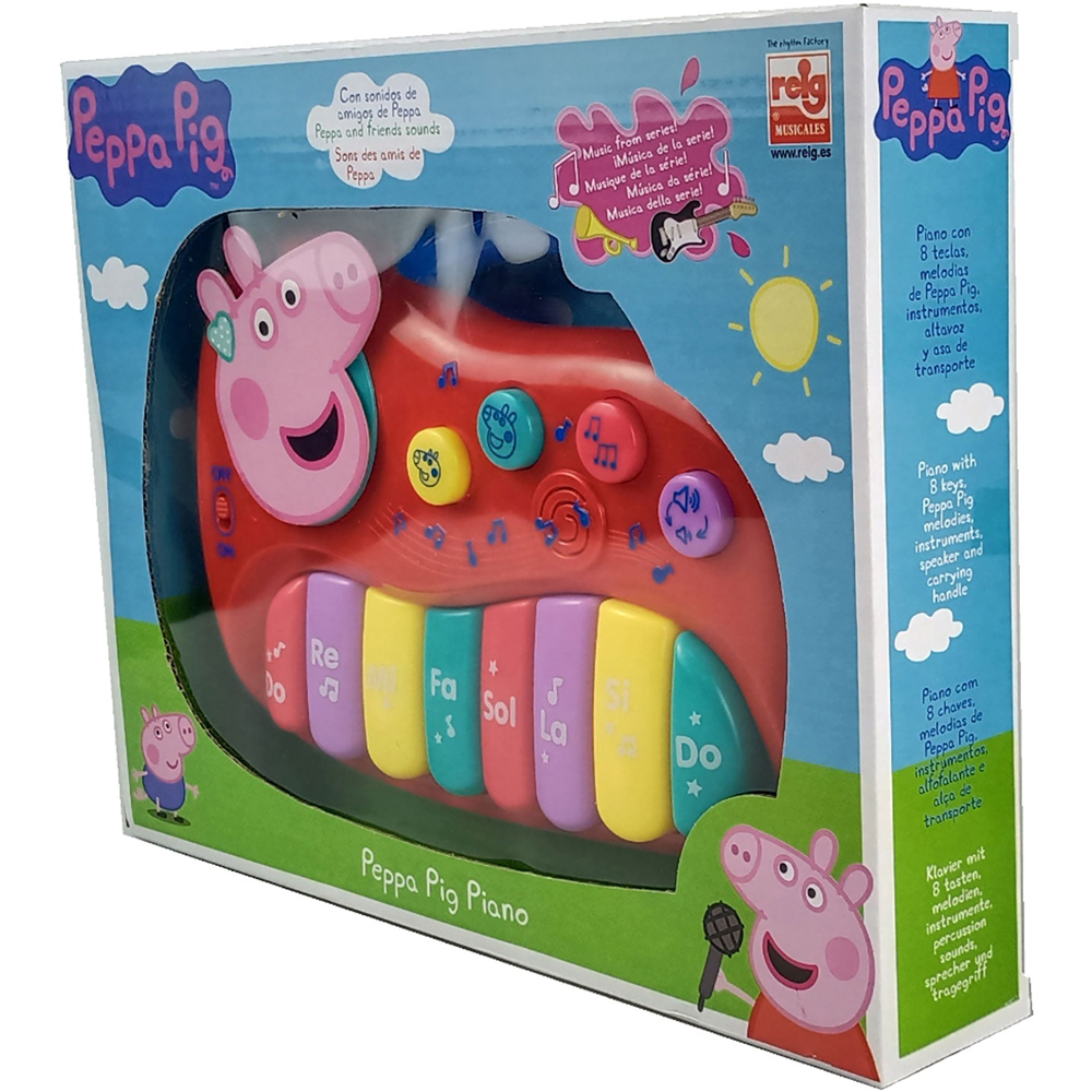 REIG Peppa Pig Multicolour Piano Keyboard Image 4