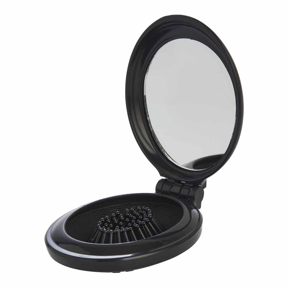 Wilko Folding Hairbrush Mirror Image 2
