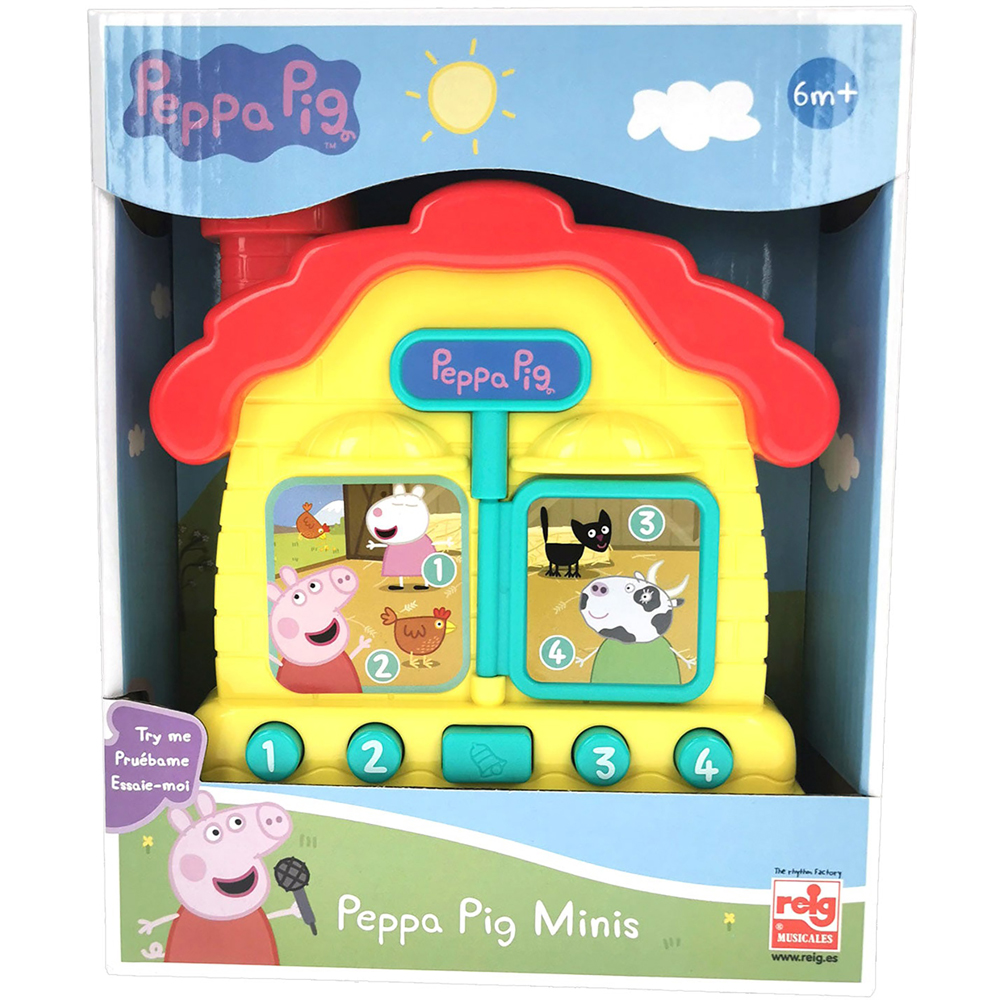 REIG Peppa Pig Yellow and Red Musical House Image 4