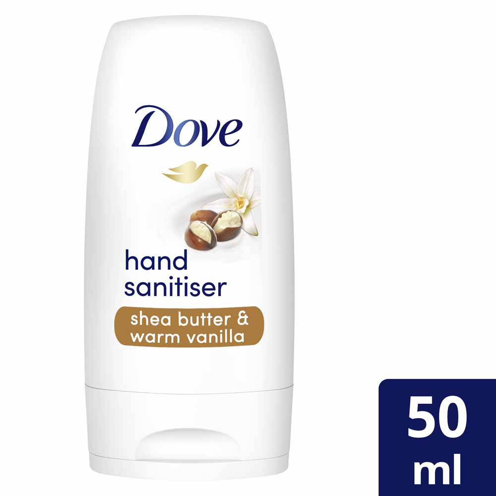 Dove Liquid Hand Sanitiser Shea Butter 50ml Image