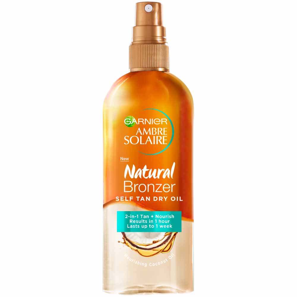 Garnier Ambre Solaire Natural Bronzer Self Tan Dry Oil 150ml Wilko