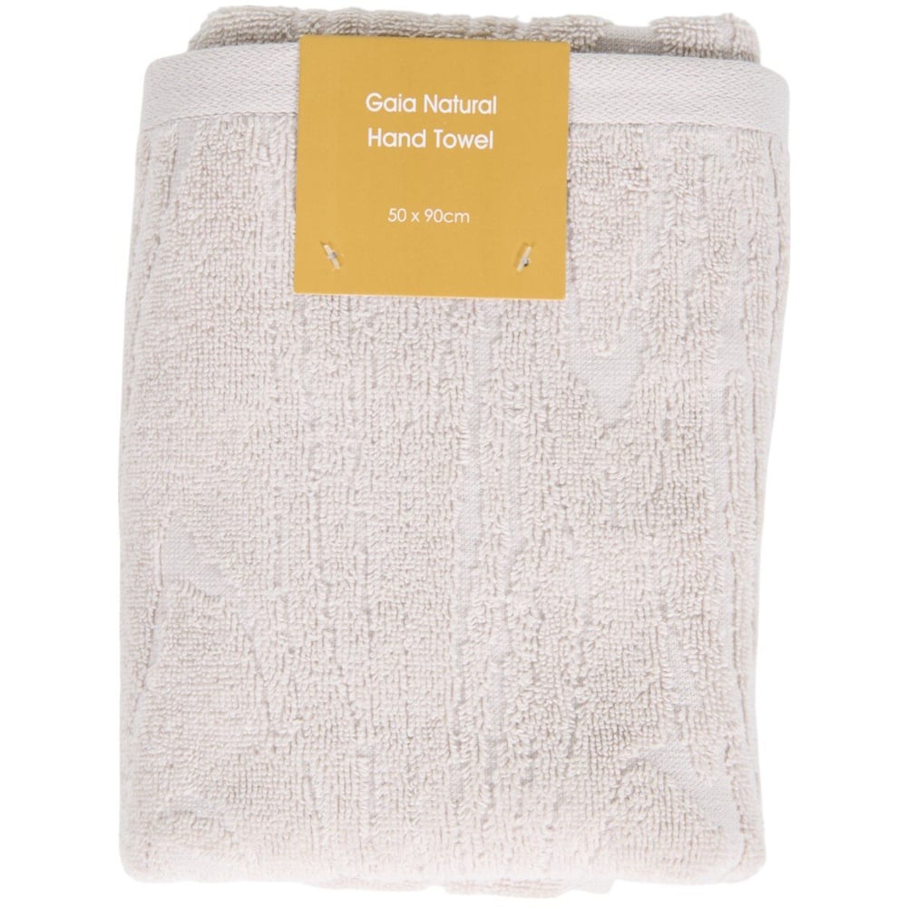 Gaia Hand Towel Natural Image 1