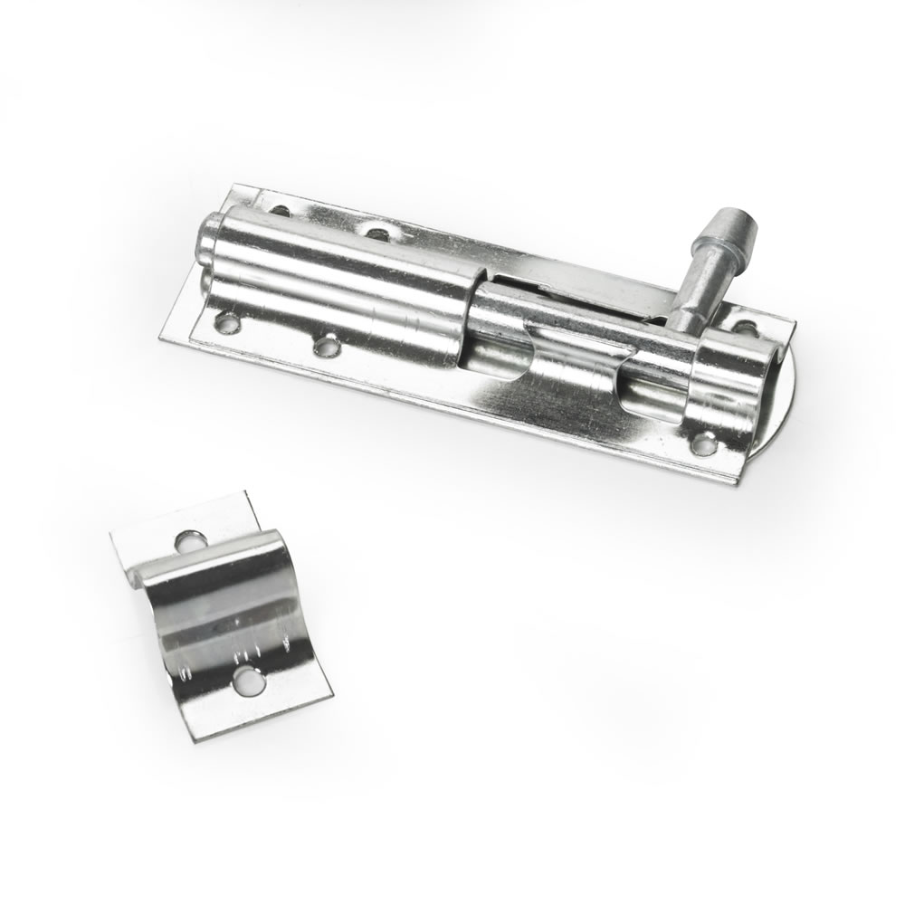 Wilko 100mm Bright Zinc Plated Tower Bolt Wilko