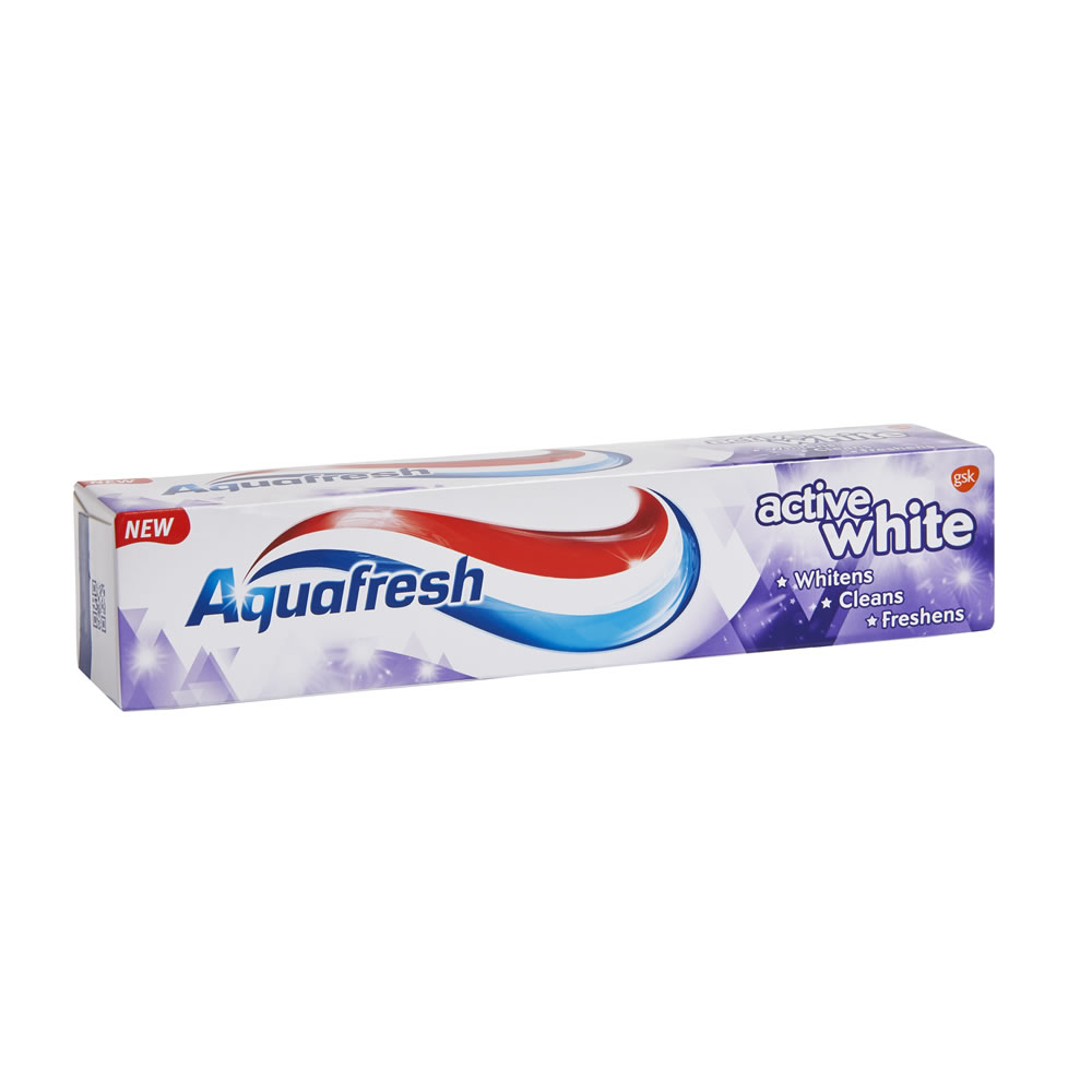 Aquafresh Active White Toothpaste 125ml | Wilko