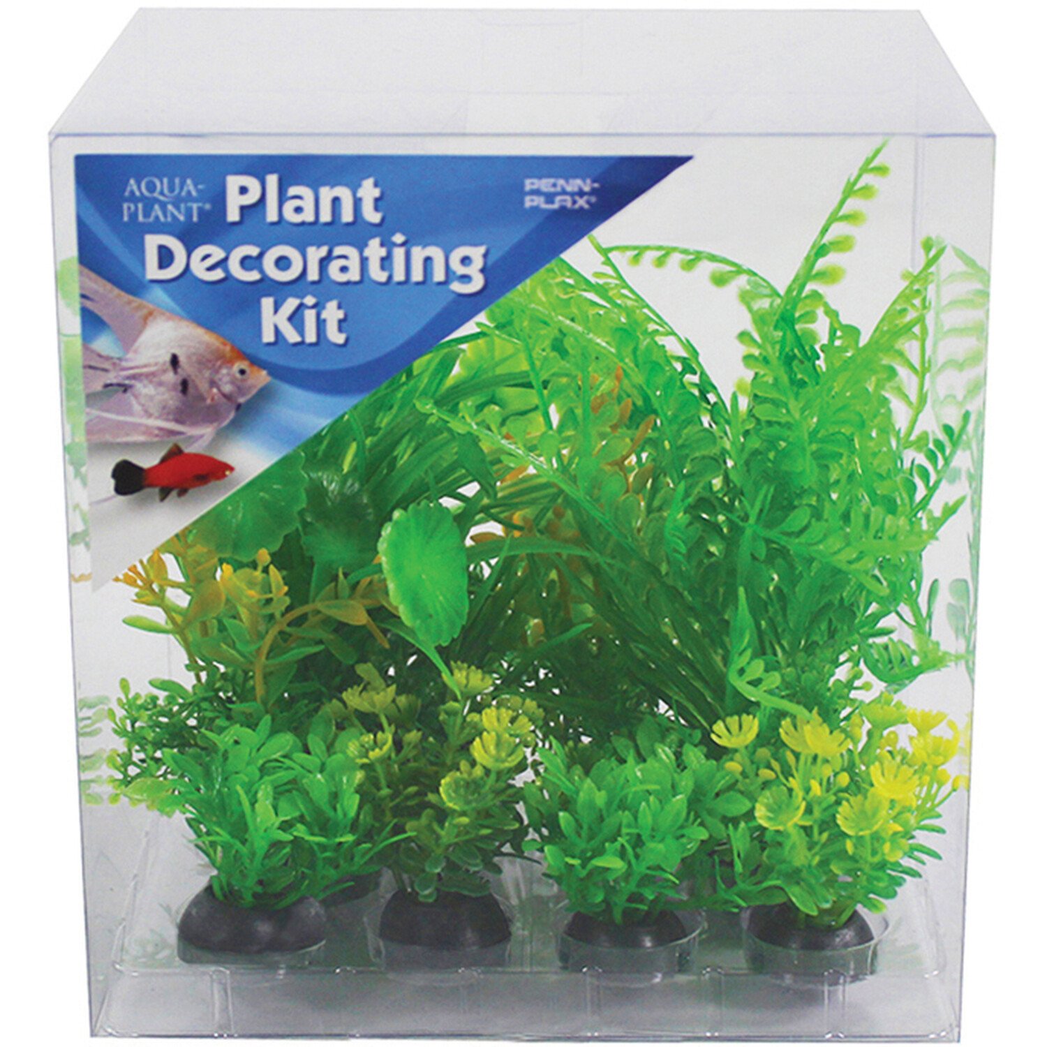 6 Piece Aqua Plant Decorating Kit Green Image 1