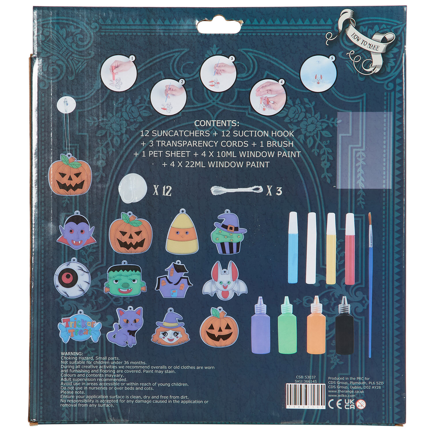Make Your Own Halloween Window Art - Multicolour Image 2