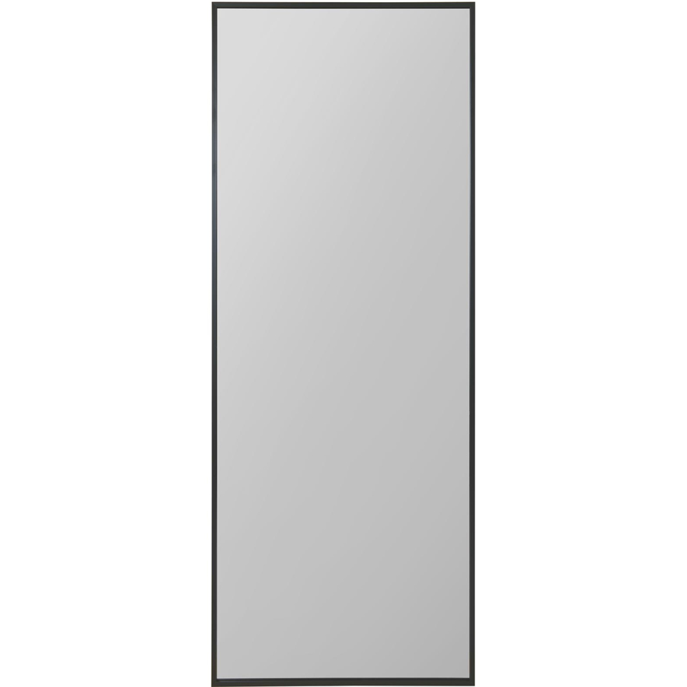 MirrorOutlet The Artus Black Aluminium Edged Wall Mirror 150 x 60cm Image 1
