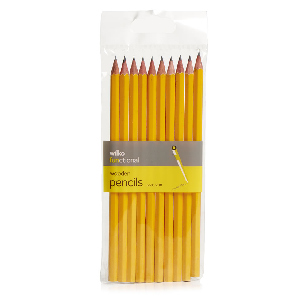 Wilko Wooden Pencils 10pk Image