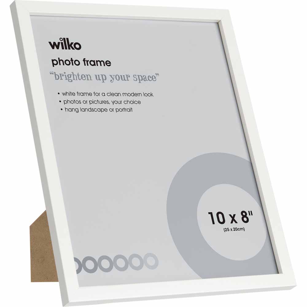 Wilko White Photo Frame 10x8 inch 3pk Image 2