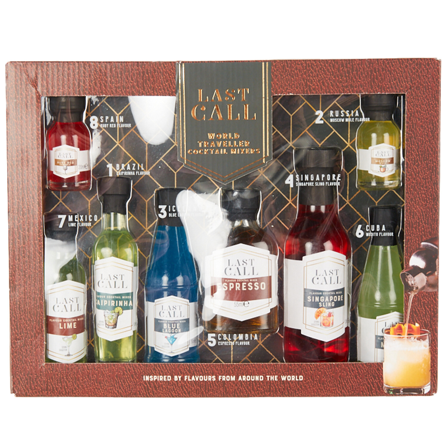 Pack of 8 The World Traveler Cocktail Image 1