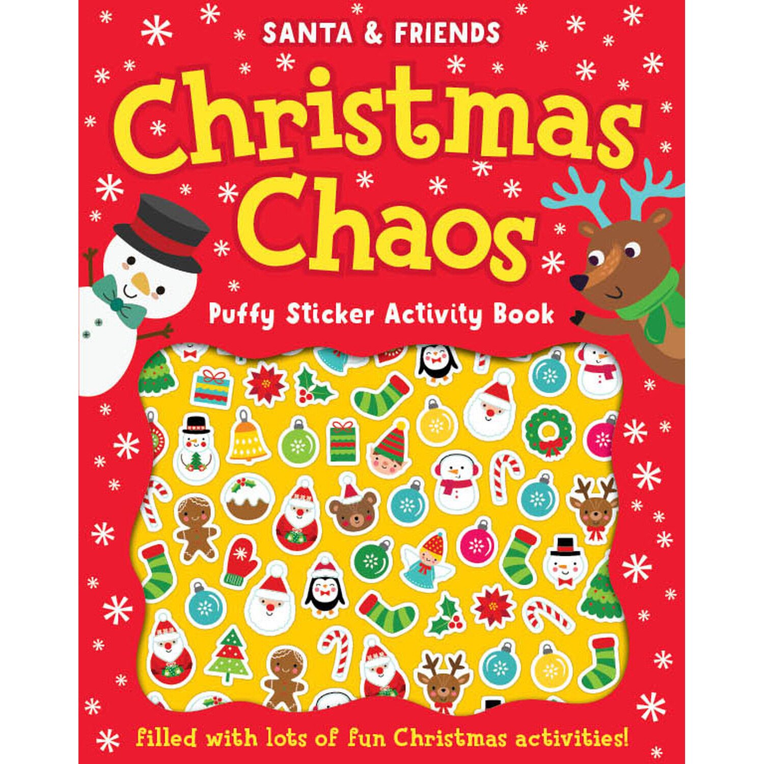 Xmas Puffy Sticker Activity Book Image 1