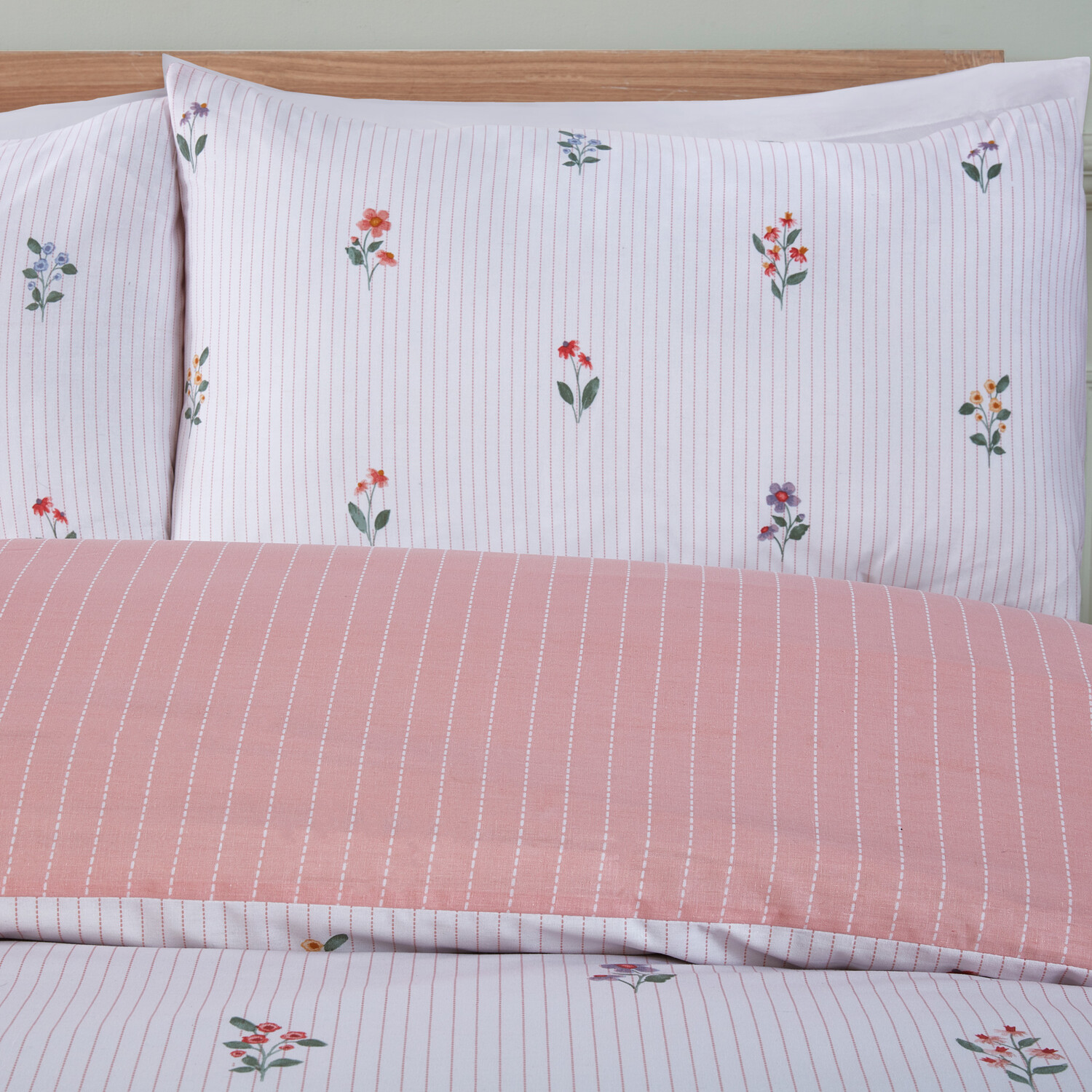 Posie Duvet Set Blush Single Image 3