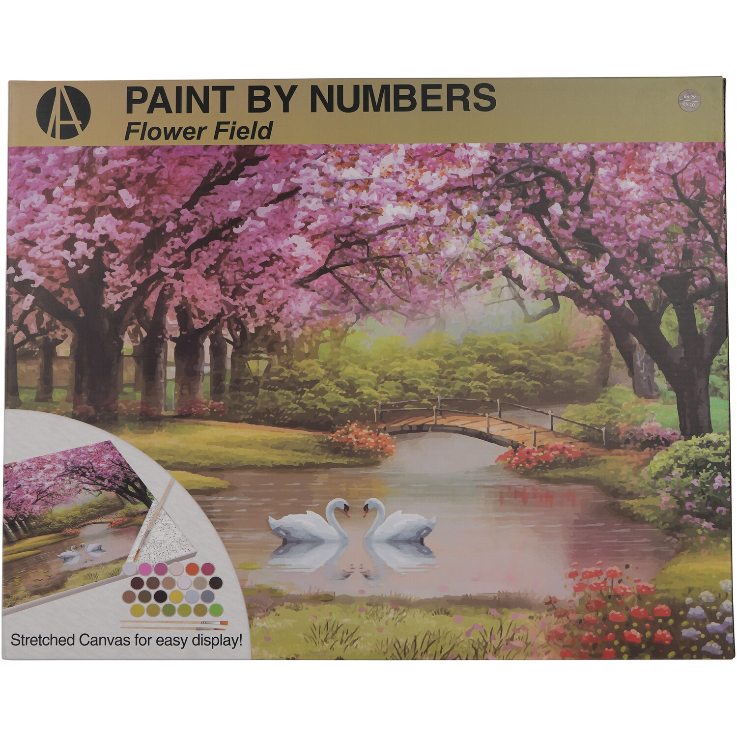 Art Studio Paint by Numbers - Flower Field Image 1