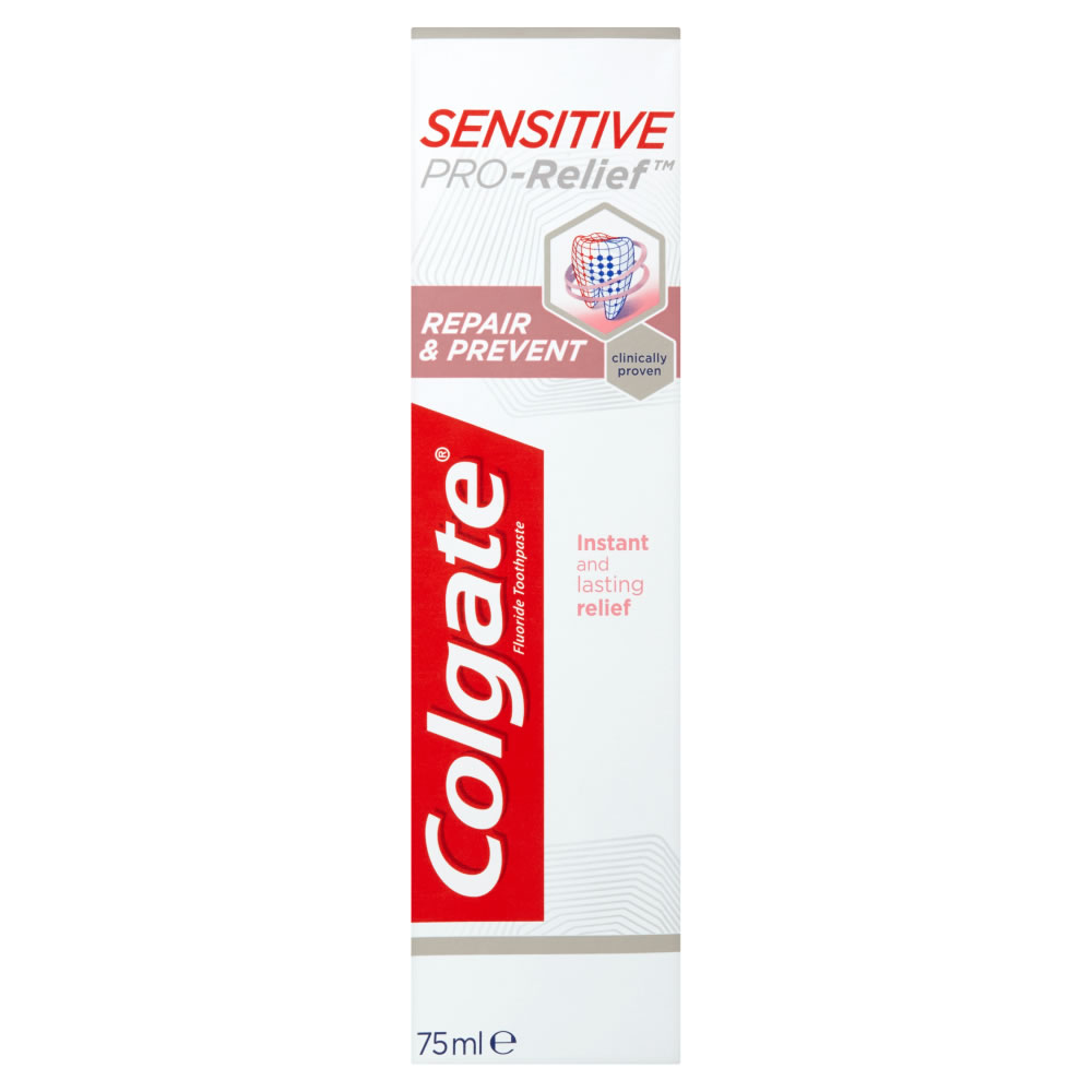Colgate Sensitive Pro Relief Repair and Protect Toothpaste 75ml Wilko