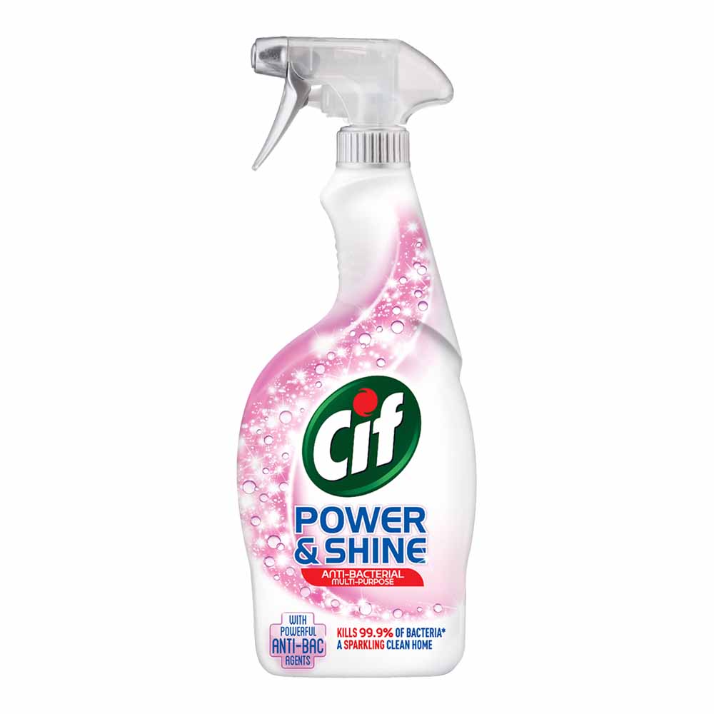 Cif Power & Shine Antibacterial Multi Purpose Spray 700ml Image 2