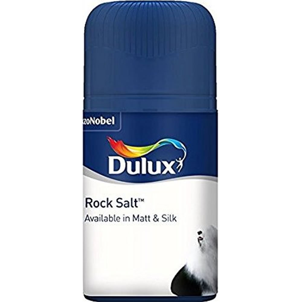 Dulux Endurance+ Matt Emulsion Paint Tester Pot   Rock Salt 50ml Image 1
