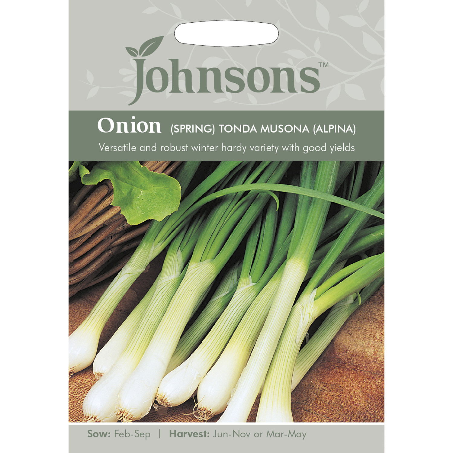 Johnsons Tonda Musona Alpina Spring Onion Seeds Image 2