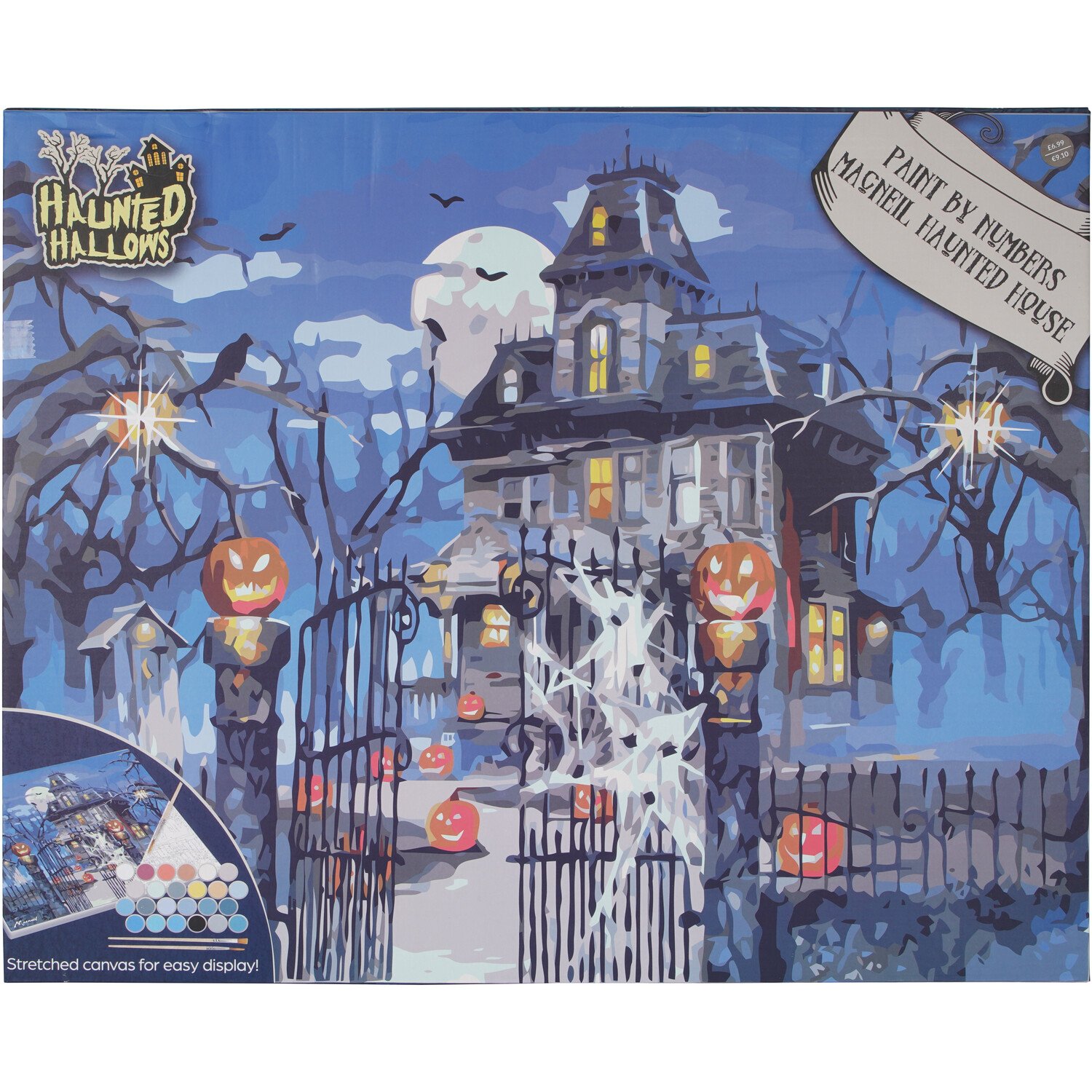MacNeil Haunted House Paint By Numbers Kit Blue Image 1