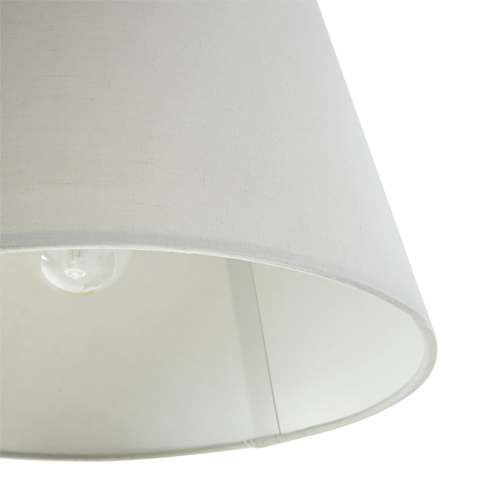Wilko Tapered Grey Light Shade Wilko