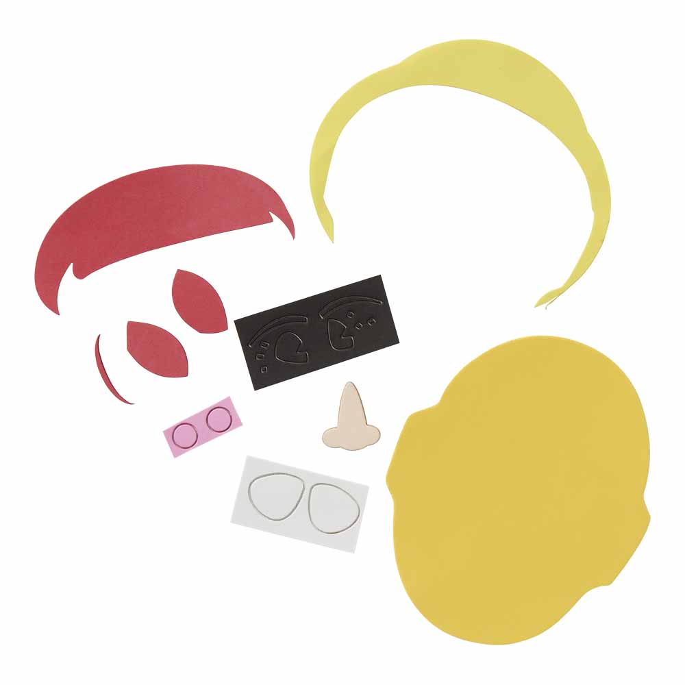 Wilko Foam Face Shape with Accessories Image 4