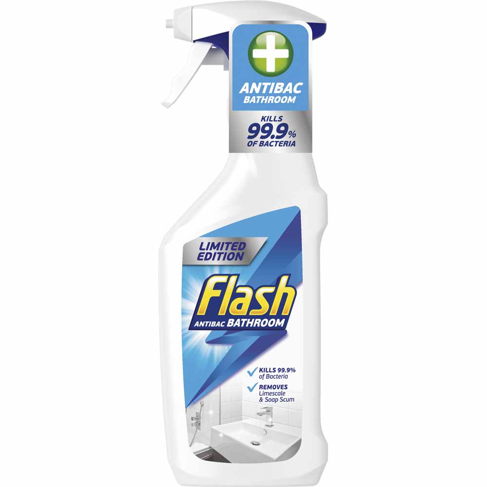 Flash Bathroom Anti Bac Spray 500ml Image