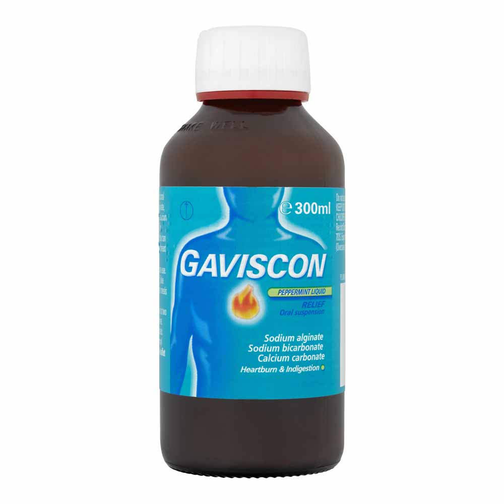 Gaviscon Peppermint Heartburn and Indigestion Liquid 300ml Image 1
