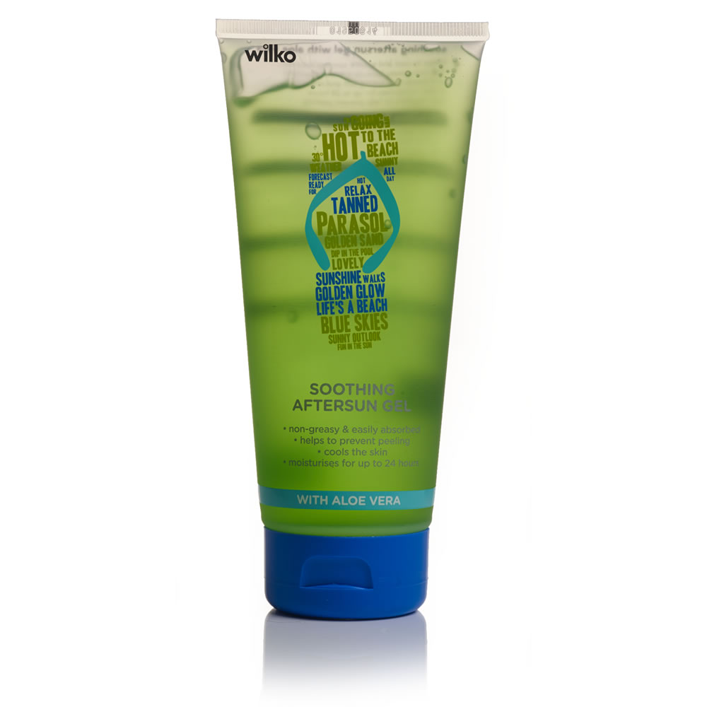 Wilko After Sun Aloe Vera Gel 200ml Wilko