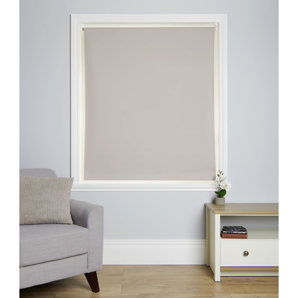 Wilko Blackout Blinds Taupe 90 x 160cm Image 2