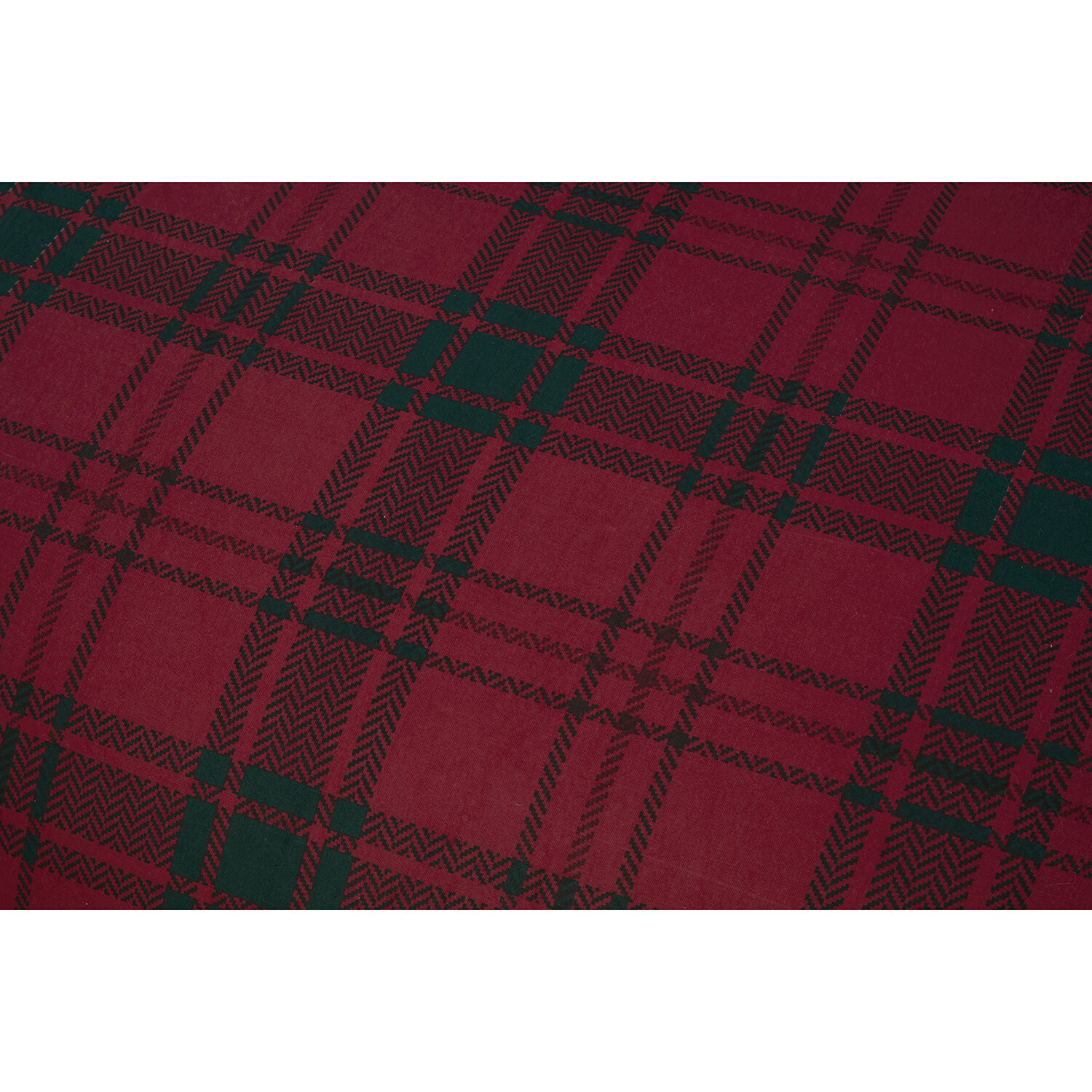 Kirkland Check Duvet Cover and Pillowcase Set - Red / Double Image 5