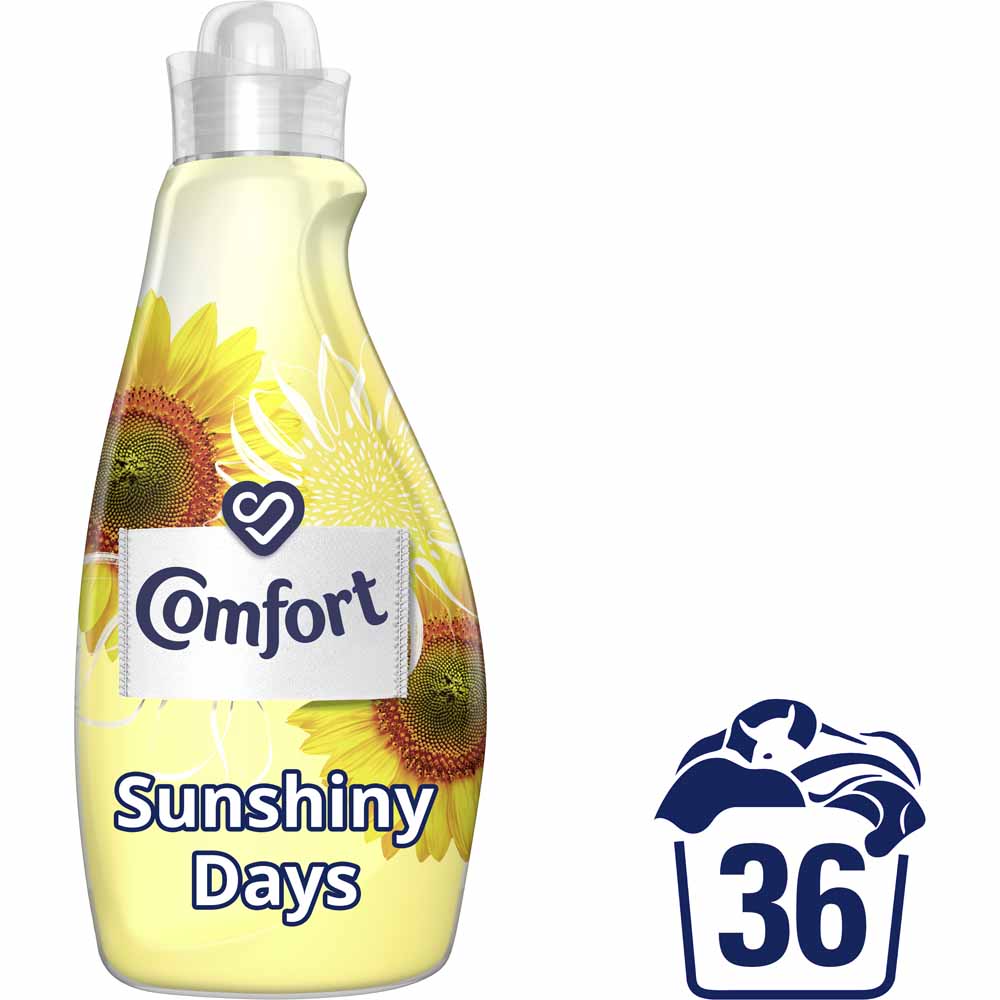 Comfort Sunshiny Days Fabric Conditioner 36 Washes  1.26L Image 1