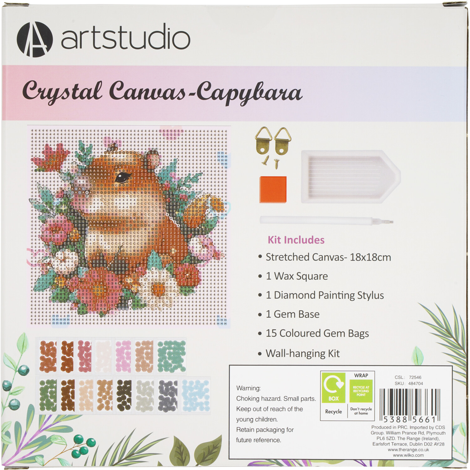 Capybara Crystal Canvas Kit Image 6