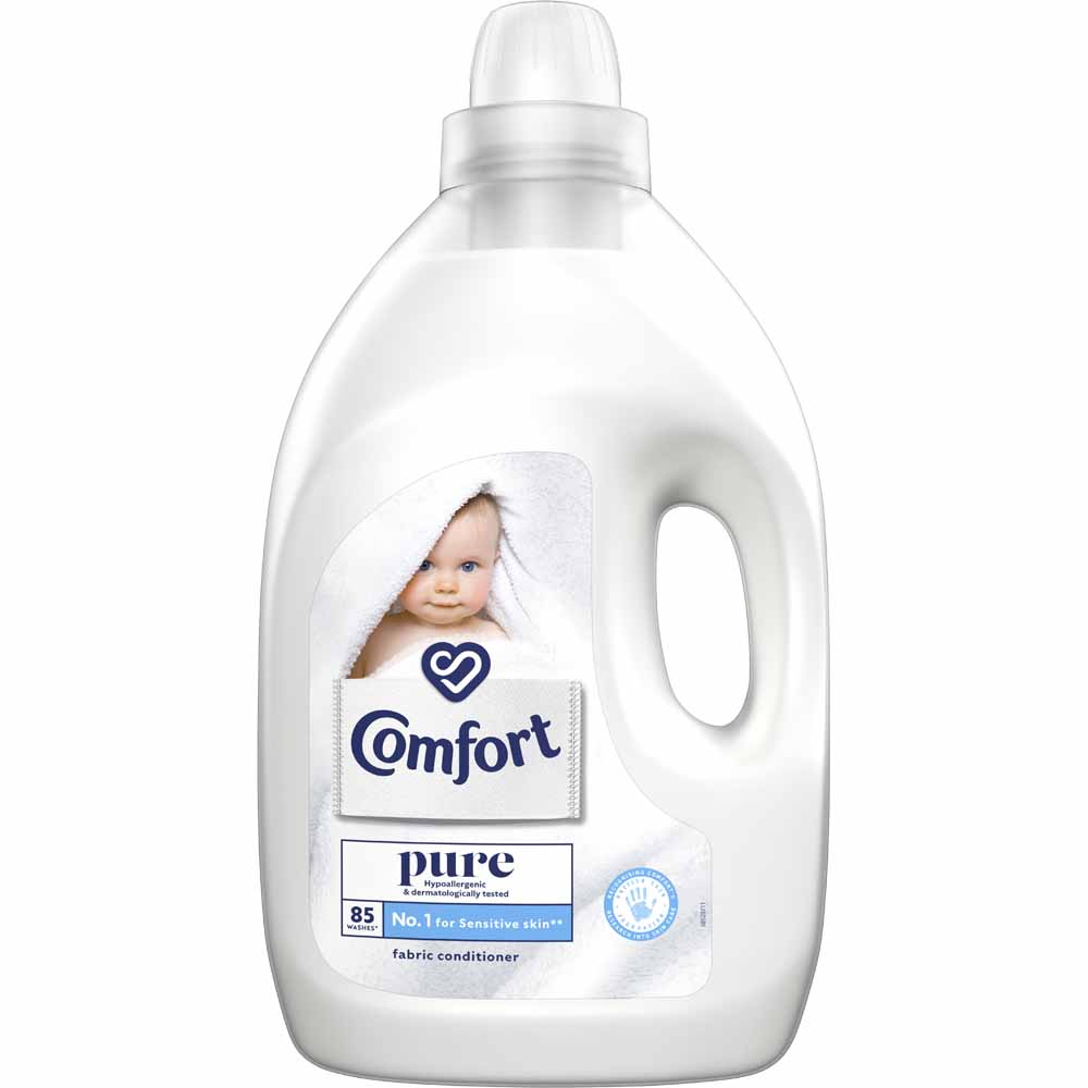 Comfort Pure Fabric Conditioner 85 Washes 3L Image 2